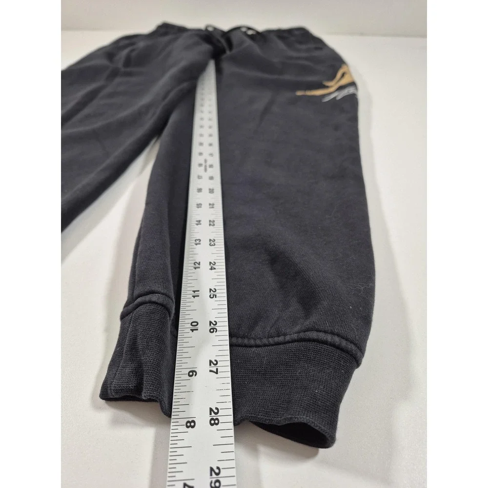 Jordan Sweatpants Mens Large Black Fleece Jogger Pants Flight Logo FD7345-011